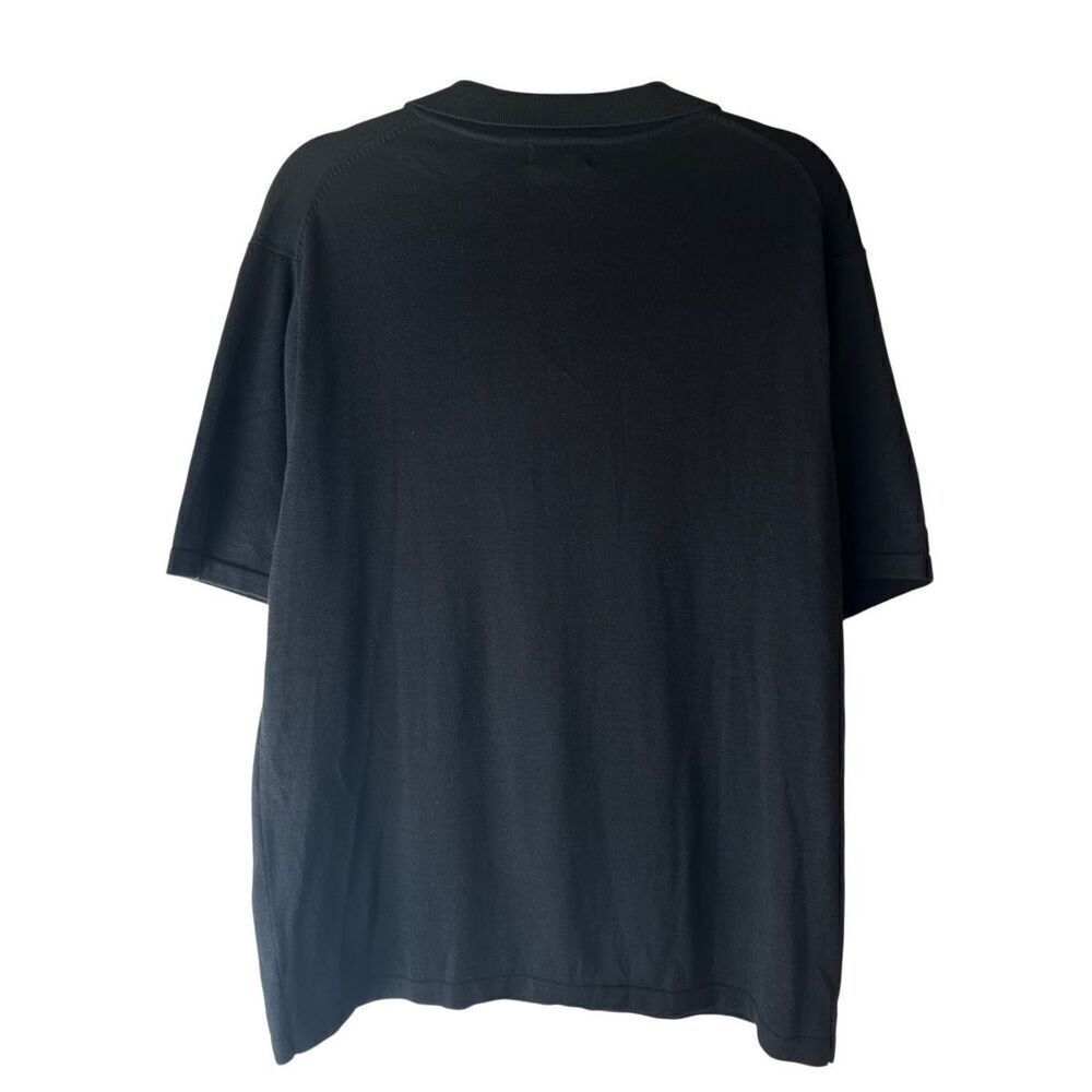 Dockers Men's Polo Sweater Silk Blend XL Black EUC!! - Picture 2 of 6